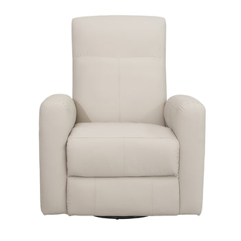 Yingj Technology Faux Leather Rock and Swivel Recliner